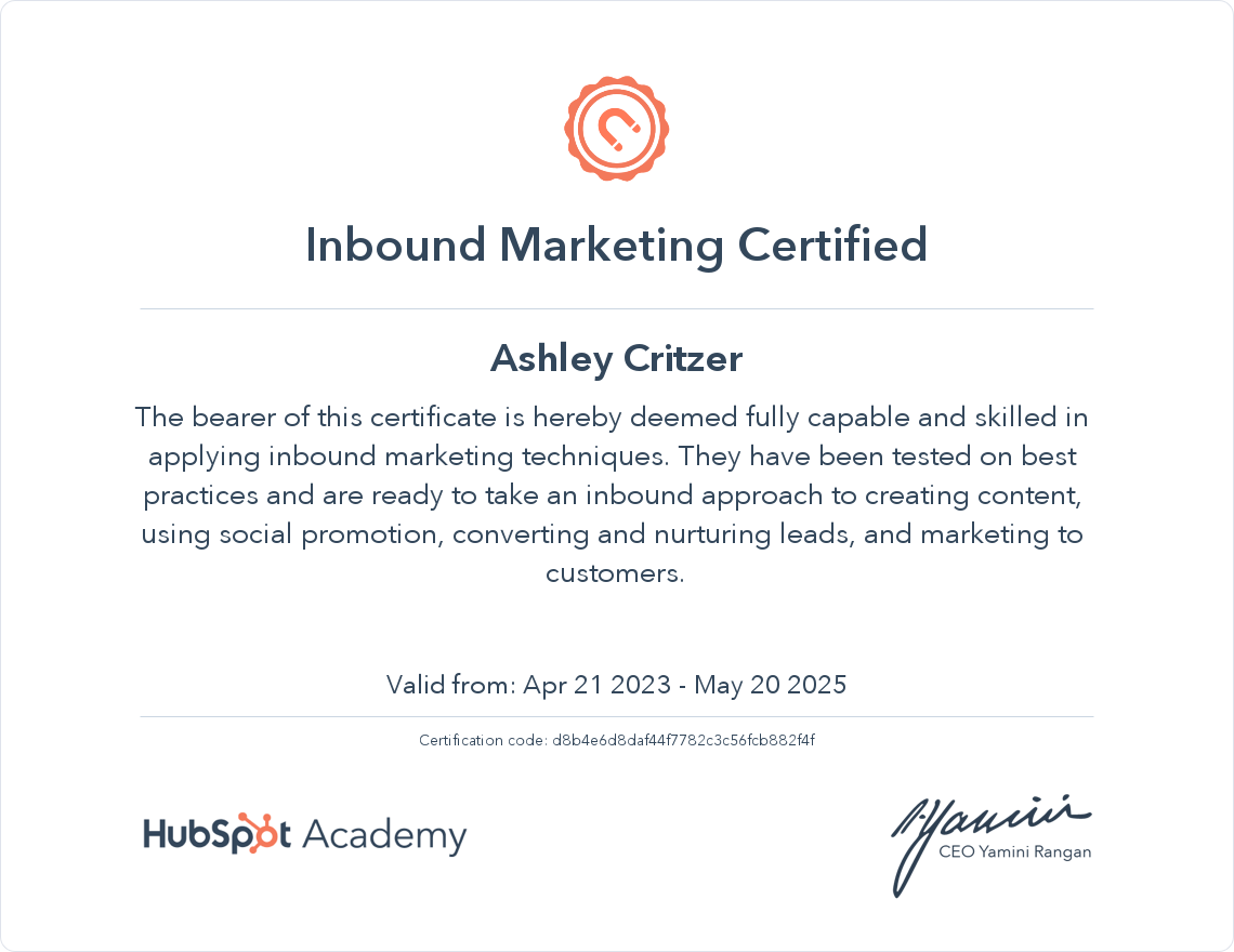 AshleyC_Inbound-Marketing-Certificate_Apr2023