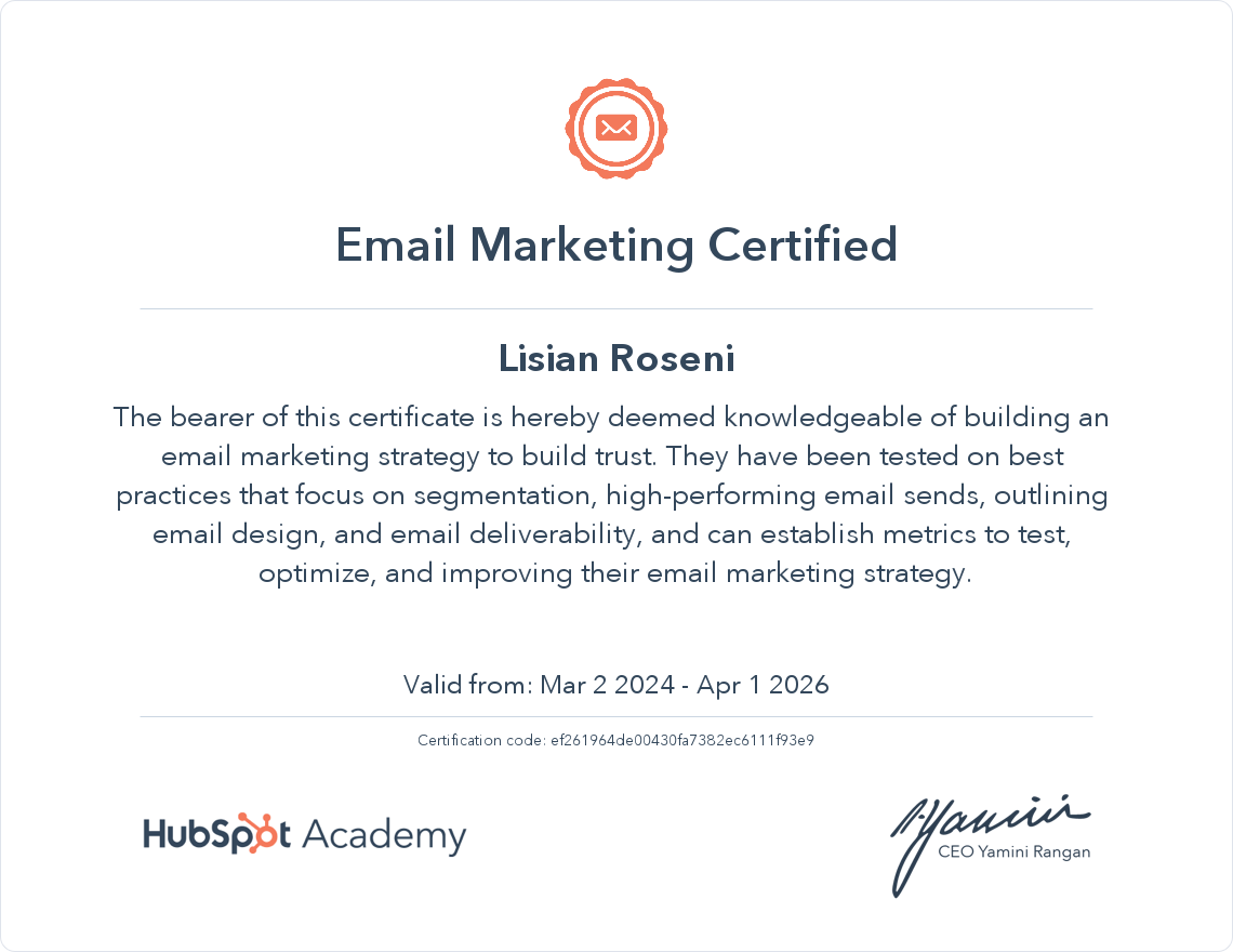 LisianR_Email Marketing_March 2024