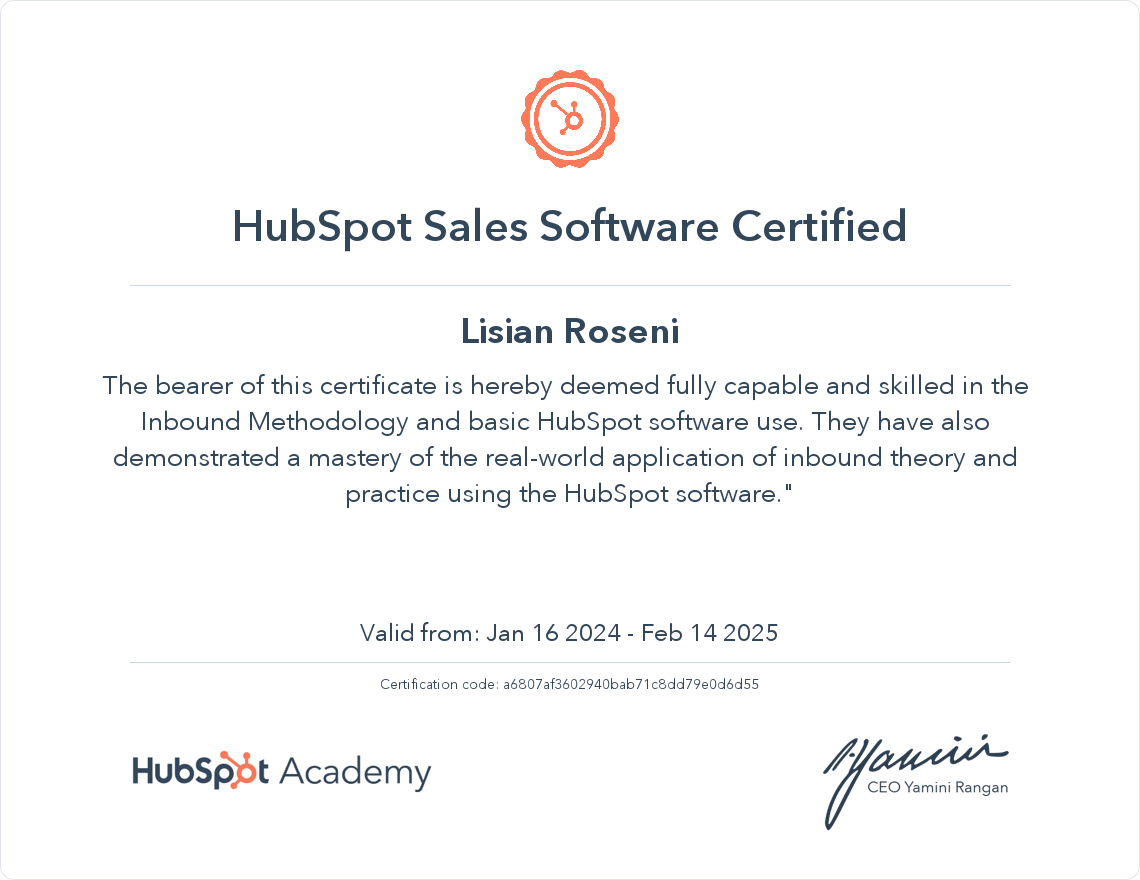 LisianR_HubSpot Sales Software_Jan2024