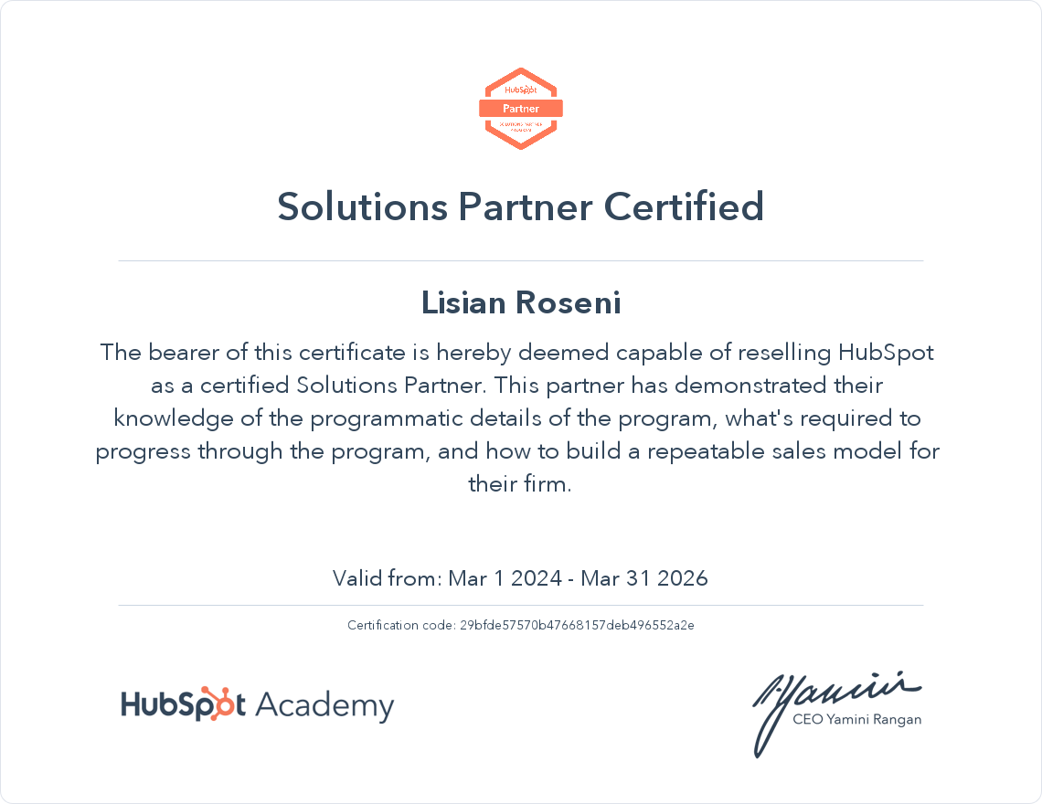 LisianR_HubSpot Solutions Partner_March2024