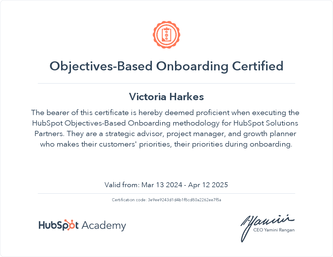 VictoriaH_Objectives Based Onboarding_Mar2024