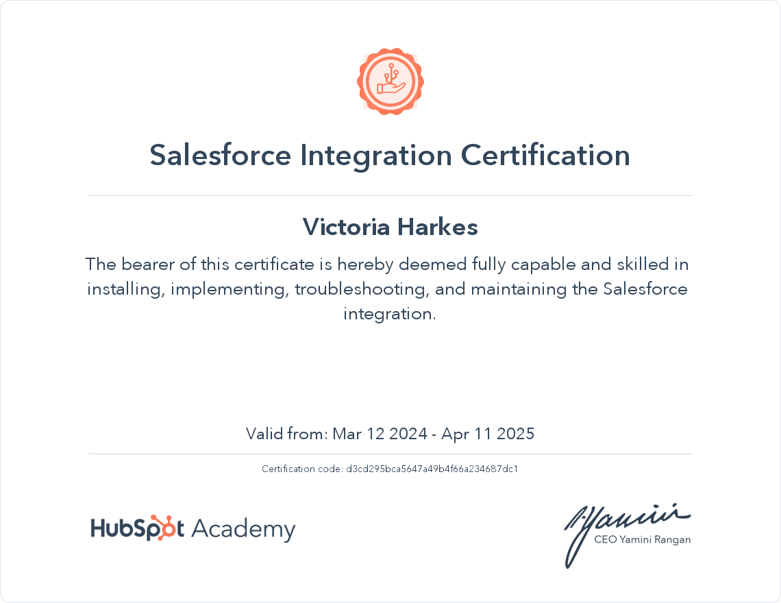 VictoriaH_Salesforce Integration_Mar2024